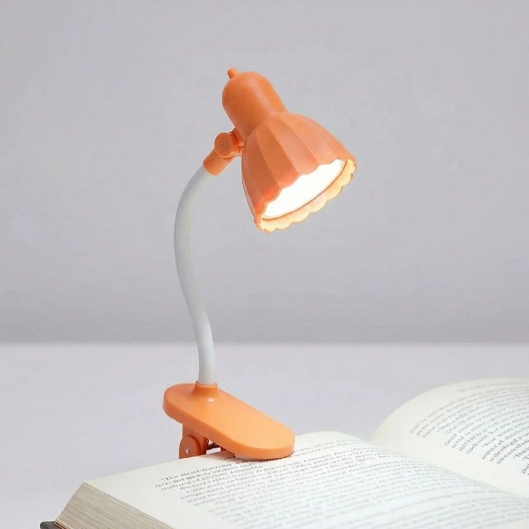 Klipsli Kitap Ayracı | Gece Kitap Okuma Lambası
