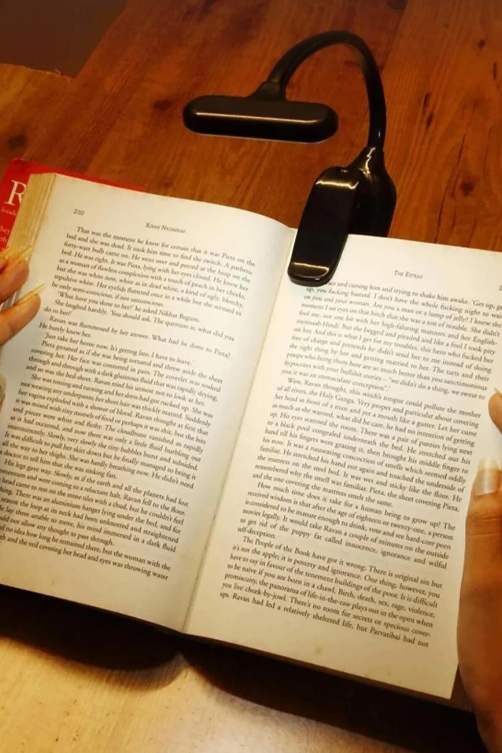 Klipsli Kitap Okuma Lambası | Masa Lambası
