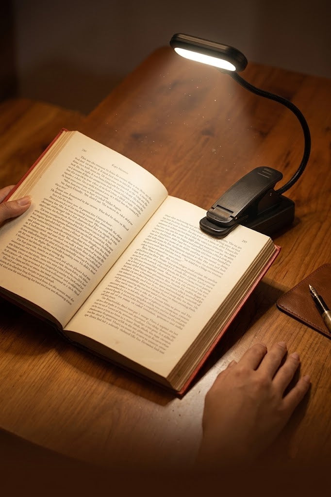 Klipsli Kitap Okuma Lambası | Masa Lambası