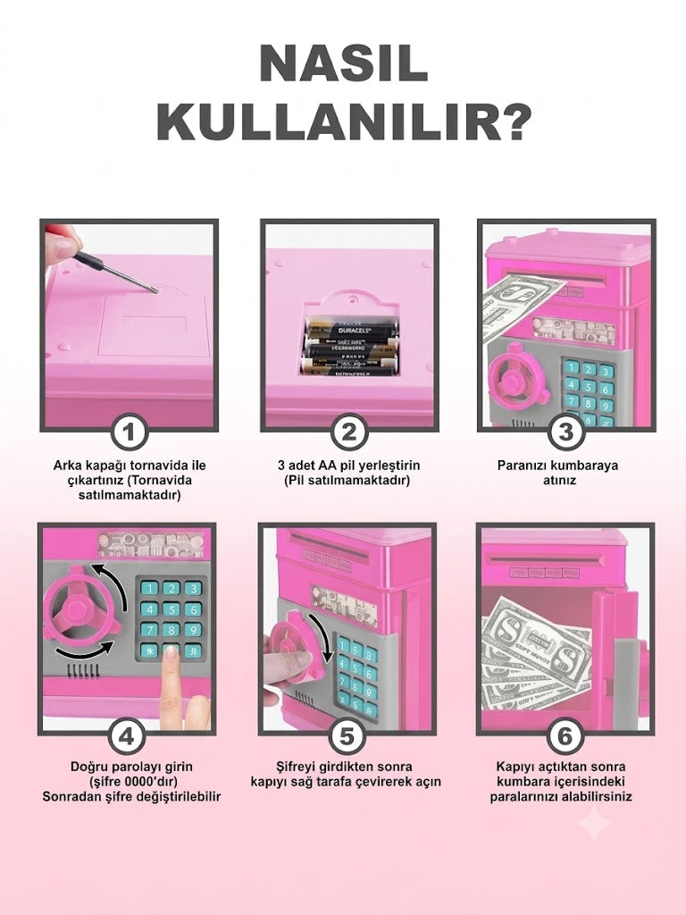Şifreli Otomatik Kumbara